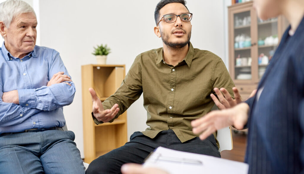 Productive Problem Discussion at Group Therapy Session